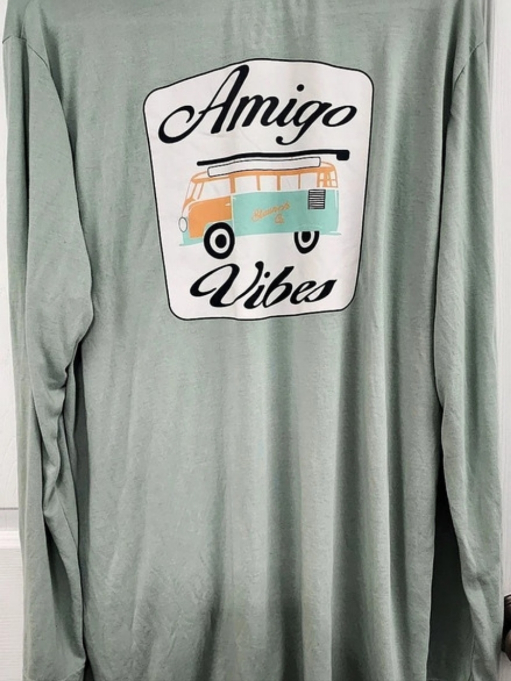 Staunch Long Sleeve Graphic Tee Green XL